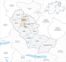 Bütschwil-Ganterschwil – Mappa