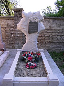 Schulek Lajos (Ľudovít Jaroslav Šulek) síremléke Komáromban az evangélikus temetőben.