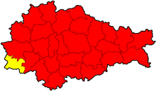 Карта Глушковского района Курской области Российской Федерации