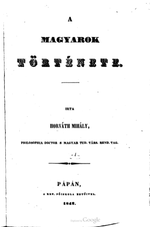 A(z) A magyarok története (Horváth) lap bélyegképe