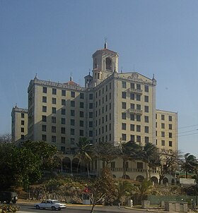 L'Hotel Nacional, lieu où se déroule la conférence.