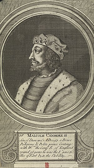 King Malcolm III (c. 1031-1093) Malcolm III Engraving.jpg