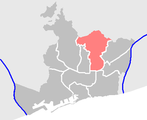 Kart over Horta-Guinardó