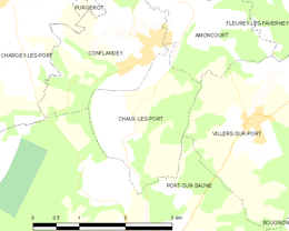 Chaux-lès-Port – Mappa