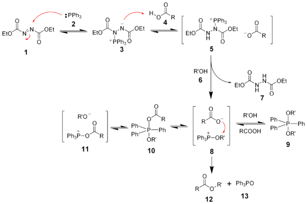 Mechanismus Micunobovy reakce