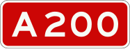 A200 motorway shield}}