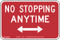 No stopping any time, New York City