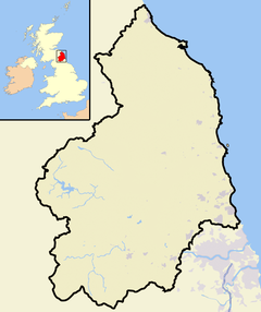 Lindisfarne is located in Northumberland