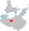 Situació de Nußloch dins del districte de Rhein-Neckar