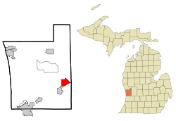 Location within Ottawa County