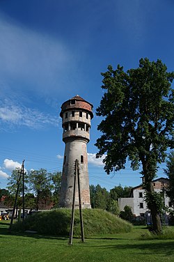 Water tower in Parowa
