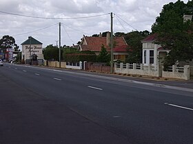 Visão de uma rua da cidade