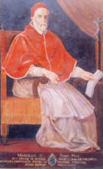 Gambar mini seharga Paus Marcellus II