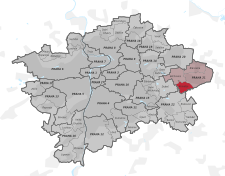 Praha-Koloděje na mapě