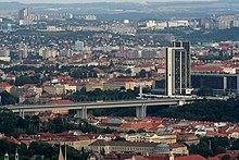 Praha Nuselsky la plej granda parto Corinthia Towers.jpg