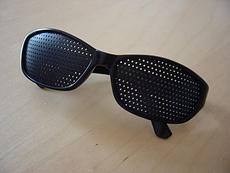 pinhole glasses