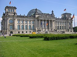 A Reichstag, a német törvényhozás épülete