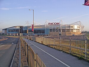Die Coventry Building Society Arena mit altem Namen