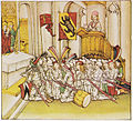 Berner Banner in der Spiezer Chronik (1485)