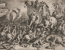 Боевые слоны в битве при Заме