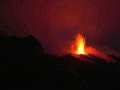 同島のストロンボリ式噴火
