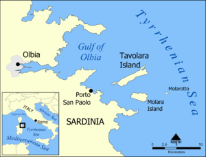 Tavolara Island Tavolara Island map.png