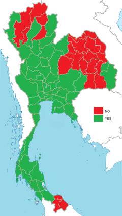 Thai constitutional referendum, 2016 result by provinces (Charter).png