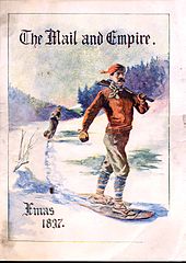 Cover for The Mail and Empire, a newspaper and predecessor to the modern The Globe and Mail. TheMailandEmpire1897.jpg