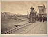 Abraham Lincoln's funeral train in Philadelphia in 1865