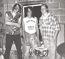 The band's original line up: Cedric Rokkgod, Dion Blade and Bob Alper
