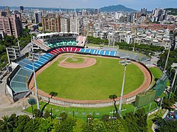 Tianmu Baseball Stadium aerial photograph.jpg