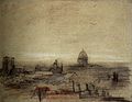 1886-1888 : Vue de Paris avec le Panthéon et Notre-Dame, de Vincent van Gogh