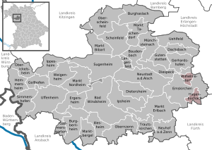 Хагенбюхах-Вильгельмсдорф на карте