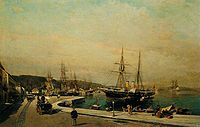 Το λιμάνι του Βόλου, 1875, Αθήνα, Εθνική Πινακοθήκη