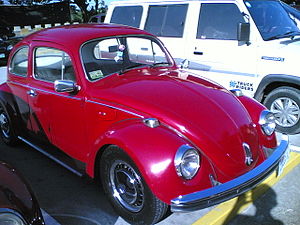 Red Volkswagen Bug