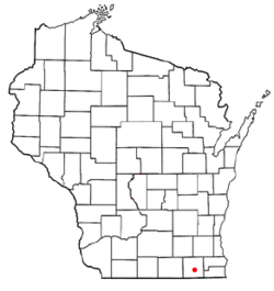 Location of Como, Wisconsin