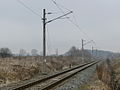 Die elektrifizierte Werksbahn nach Poppendorf