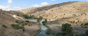 The Jordan River and "Kfar-Hanasi" b...