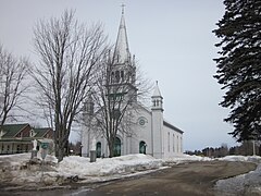 Église d'Hérouxville (QC, Canada).