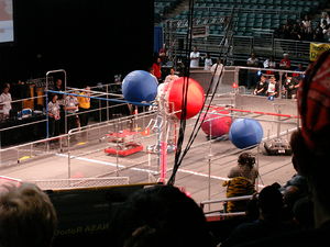 A picture of the 2008 FIRST Robotics Competiti...