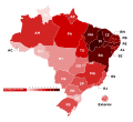 Distribució del vot per Lula (PT).