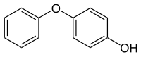 Strukturformel von 4-Phenoxyphenol