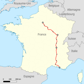 Voir la carte de la ligne.