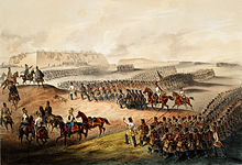 The Battle of Komarom during the Hungarian Revolution, 1849 A masodik komaromi csatA 1849. julius 2.jpg