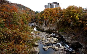 秋保温泉と磊々峡