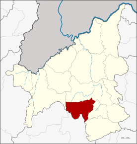 Amplasarea districtului în provincia Loei