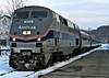 Amtrak's Vermonter at Brattleboro in 2004