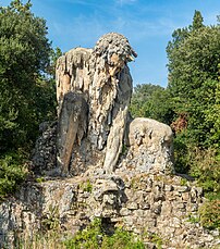Le colosse de l'Apennin, à Vaglia (Toscane). (définition réelle 8 192 × 9 307)