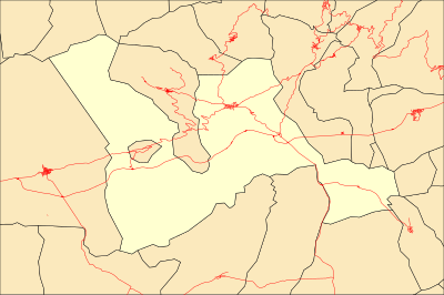 Mapa de localización de Arenas de San Pedro