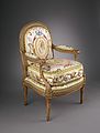 Fauteuils à la reine, 1779, Metropolitan Museum of Art, New York